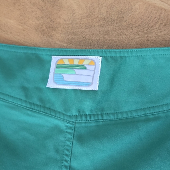 Greenline Recycled Fabrc swim trunks Light Green Swim Shorts with Drawstring USA - Picture 4 of 4